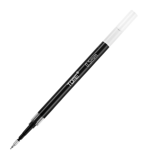 TOME笔芯ST头按动中性笔替芯0.5黑色葫芦头学生考试按压式刷题笔芯专用TM661签字碳素笔芯st尖