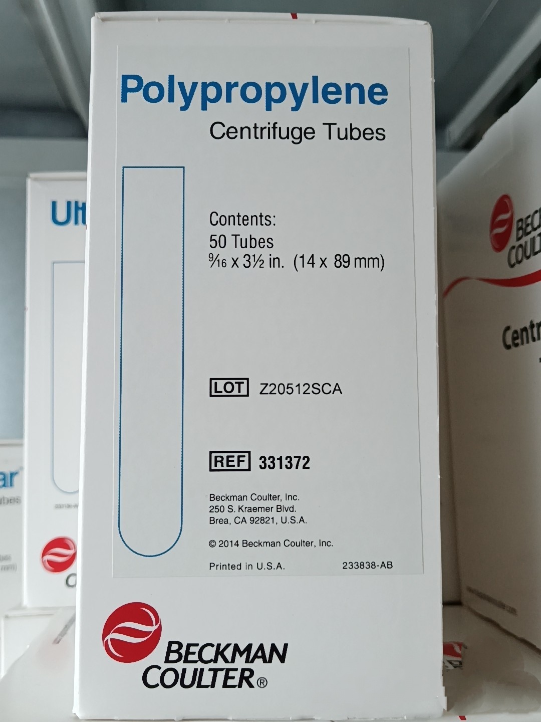 331372离心管贝克曼离心瓶