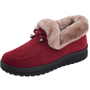 老北京棉鞋女冬加绒加厚保暖老太太老人女式高帮布鞋妈妈冬季鞋子