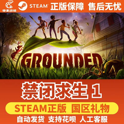Steam正版 禁闭求生国区礼物激活禁闭求生steam Grounded好友礼物