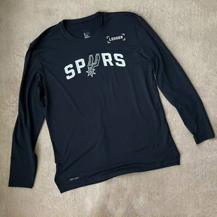 马刺2025新款文班亚马出场服美式高弹速干篮球运动训练热身投篮服