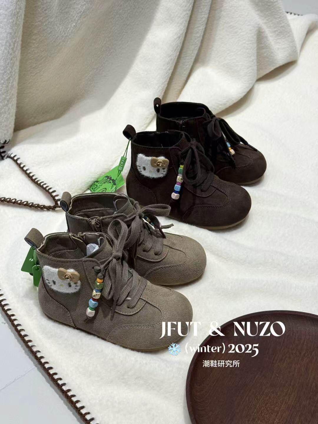 新款撤柜好货 儿童加绒休闲博肯高帮侧拉链女童短靴501,童鞋/婴儿鞋/亲子鞋,棉鞋,淘宝优惠券,粉丝福利购,淘宝优惠卷