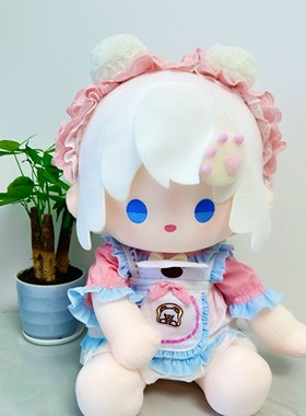 40cm棉花娃娃换装衣服裙子超动漫周边坐姿玩偶公仔高质量礼物便宜