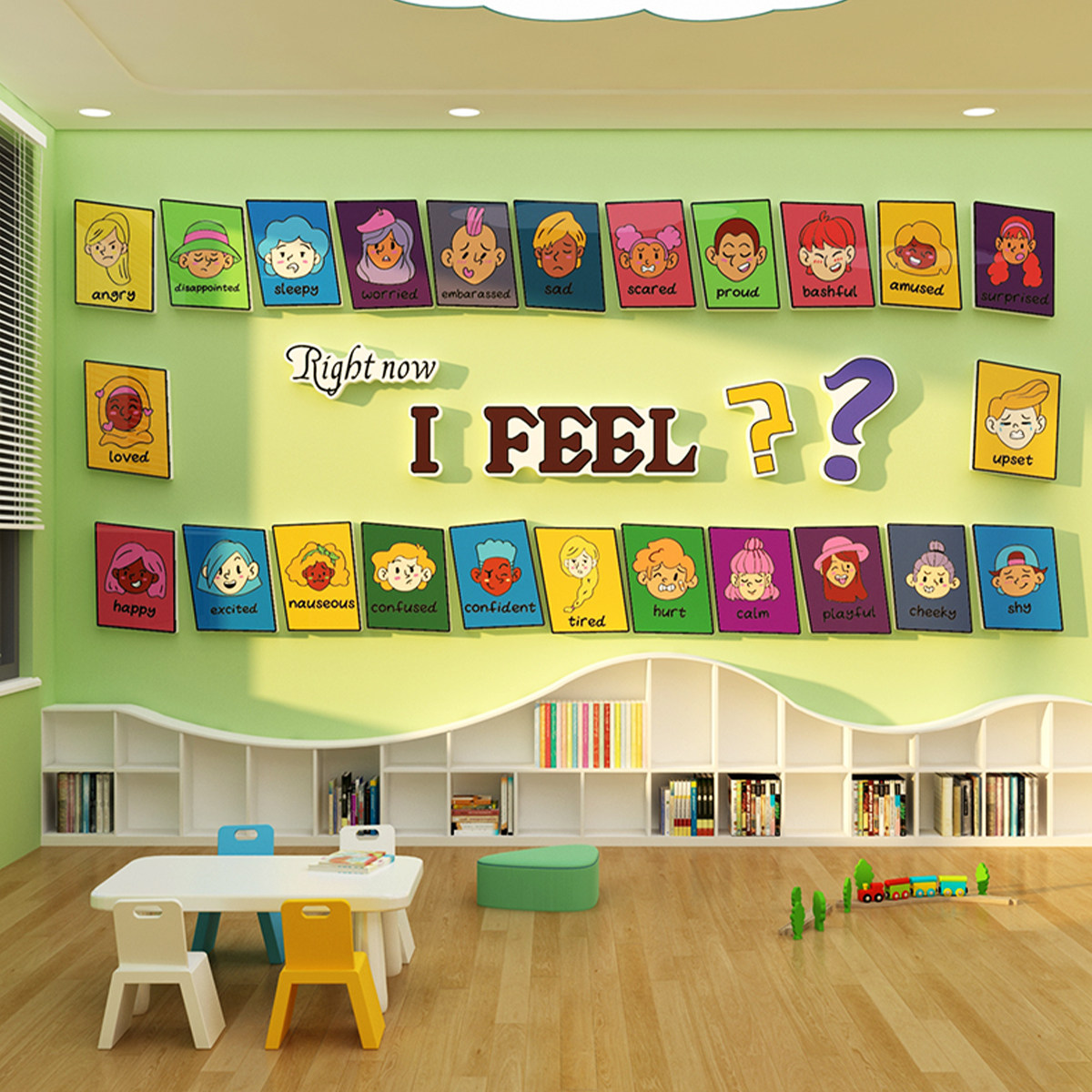 工作培训机构班英语角教室布置装饰幼儿园环创文化绘本馆墙面贴纸,家居饰品,文化墙贴,淘宝优惠券,粉丝福利购,淘宝优惠卷