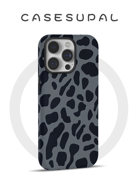 适用于iPhone16promax新款苹果15plus网红手机壳14pro/13菲林磁吸12艺术简约黑色豹纹11二合一XR防摔保护套
