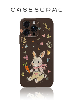 适用iPhone17promax苹果16手机壳华为nova15新款oppofindx9菲林荣耀500全包小米17胡萝卜兔子vivos50一加ACE6