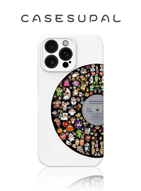 适用于iPhone17promax苹果16小米15新款华为mate70荣耀400手机壳创意唱片小新vivos30opporeno14一加ACE5菲林