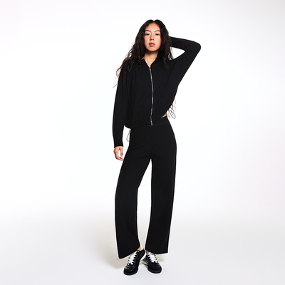 EATMI 「轻量保暖」德绒开衫卫衣卫裤锁温加绒运动套装