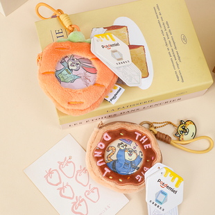 迪士尼正版 疯狂动物城朱迪尼克豹警官吧唧包史迪史迪仔零钱包挂件