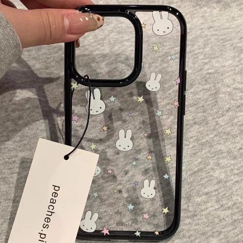星星米菲兔透明硬壳苹果iPhone