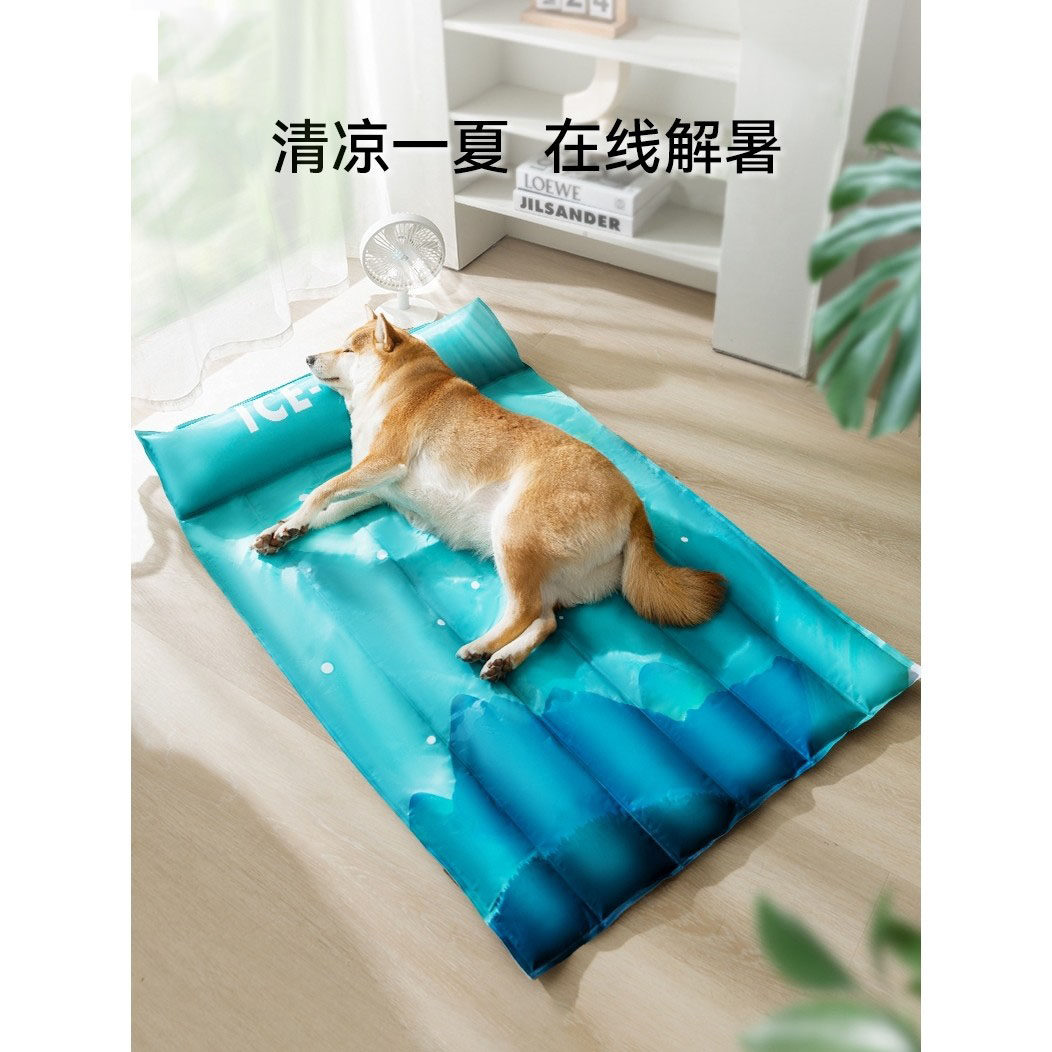 日本进口宠物窝冰垫夏季狗狗垫子睡觉用降温猫咪睡垫狗窝夏天冰窝
