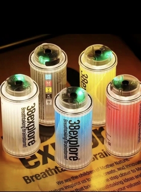 38explore户外露营灯38灯透明线条彩色装饰新款贴纸灯贴灯衣贴纸