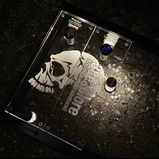 户外露营igt发光单元板GZ灯架透明亚克力38灯架户外桌便携轻量化