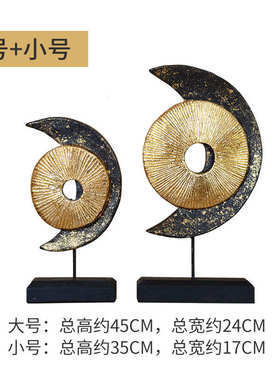 异摆设泰式实木电视柜摆件 装饰工艺品玄关丽酒V柜创意家居客厅