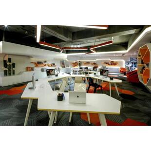 广告公司办公室设计效果图打印室文印店印刷宣传传媒公司印刷公司