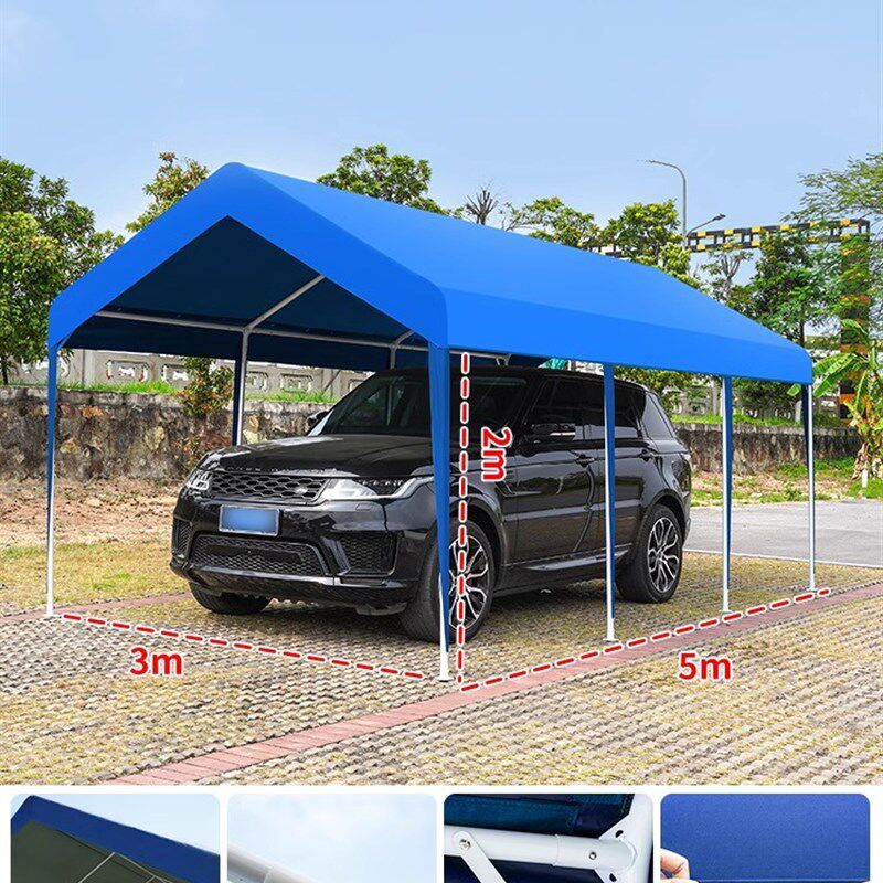 车棚停车棚d户外家用帐篷汽车防晒棚子轿车遮阳棚简易移动车库雨