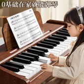 木质儿童小钢琴迷你电子琴初学宝宝男女孩周岁Q婴幼儿玩具生日礼