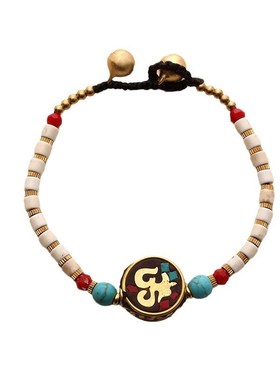 国风新中式e手工串珠复古民族风小众设计藏风手链时尚个性藏式手