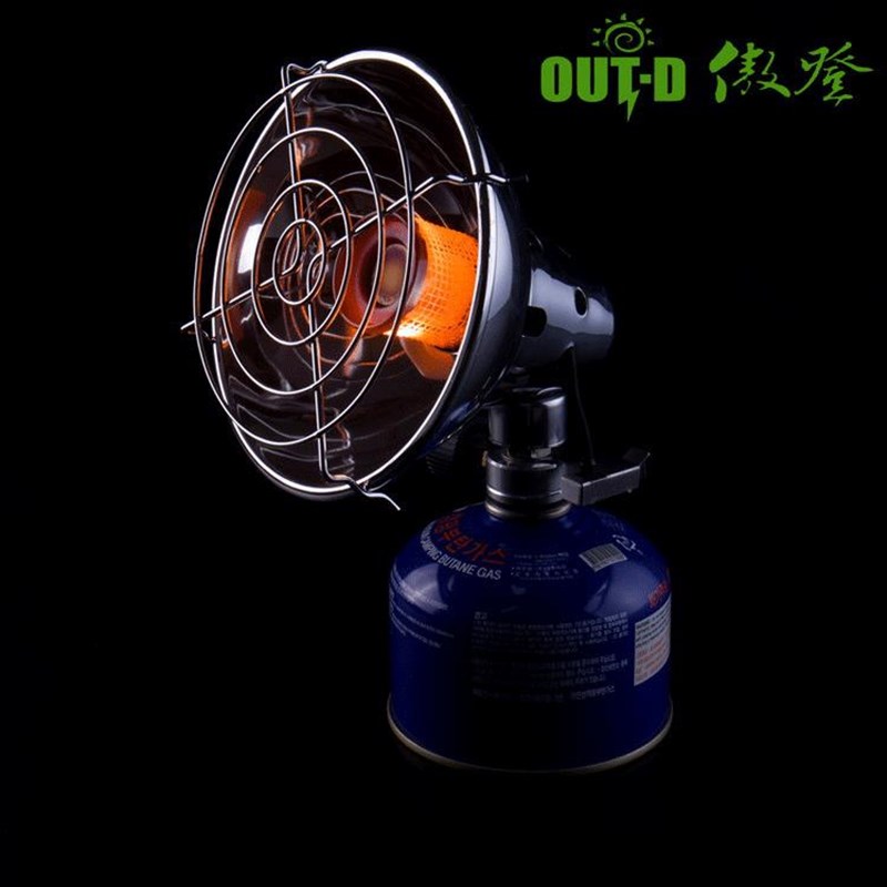 户外迷你取暖器野营燃气瓦斯取y暖炉小太阳露营垂钓取暖罩电子点