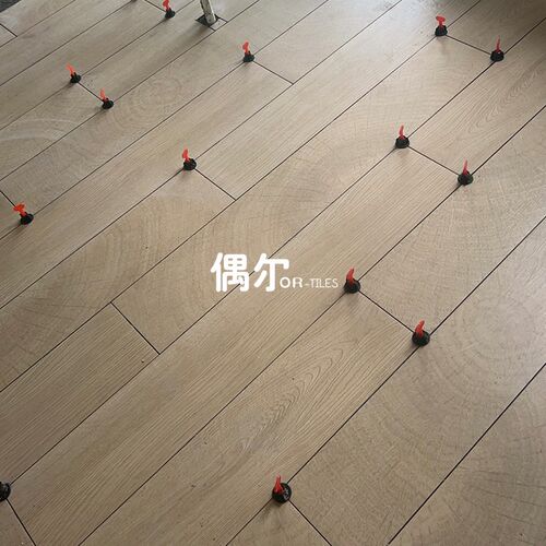 年轮木纹砖原木色客餐厅卧室酒店民宿仿实木N地板砖哑光防滑仿古