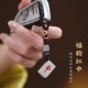999纯银红中g汽车钥匙扣挂件男女创意礼物diy配饰高档包包手机挂