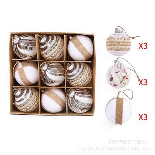圣诞用品现货创意t设计圣诞球场地布置装 新款 饰球圣诞节礼品球