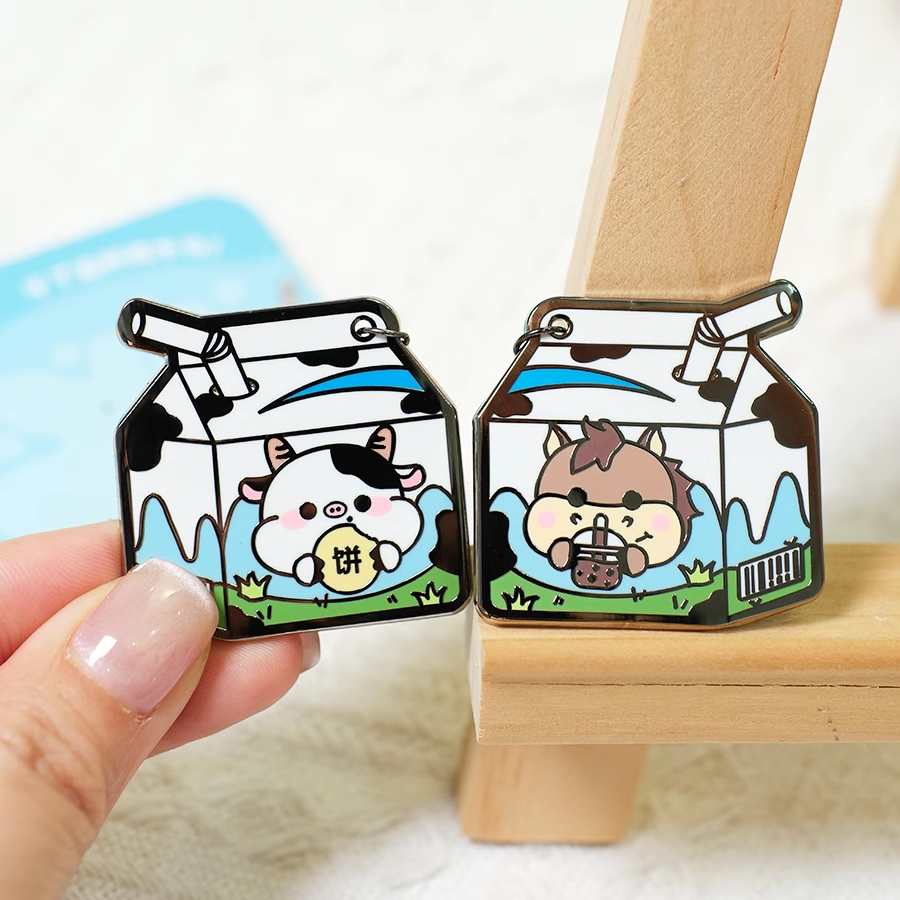 PINSTINCT牛马金属徽章