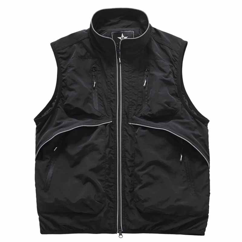 特大码300斤设计感多口袋立领工装马甲男女夏季新款无袖背心外套2,男装,常规马甲,淘宝优惠券,粉丝福利购,淘宝优惠卷