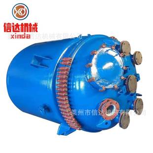 搪玻璃电加热搅拌罐 搪瓷蒸汽储罐 20年厂家 全新搪瓷反应釜