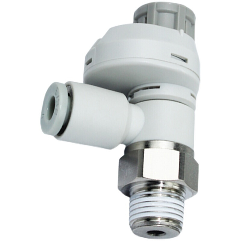 气动接头AS1201FS-M5-04/06A/2201-01带刻度带锁节流阀调速调气阀