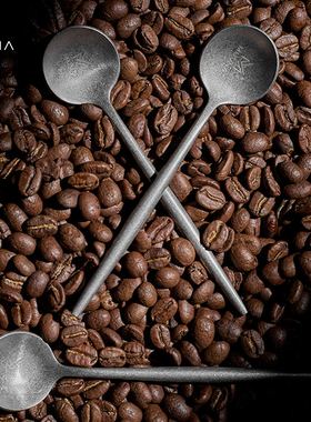 MUVNA慕威纳 意式咖啡勺子不锈钢搅拌勺创意小勺子调味勺长柄调羹