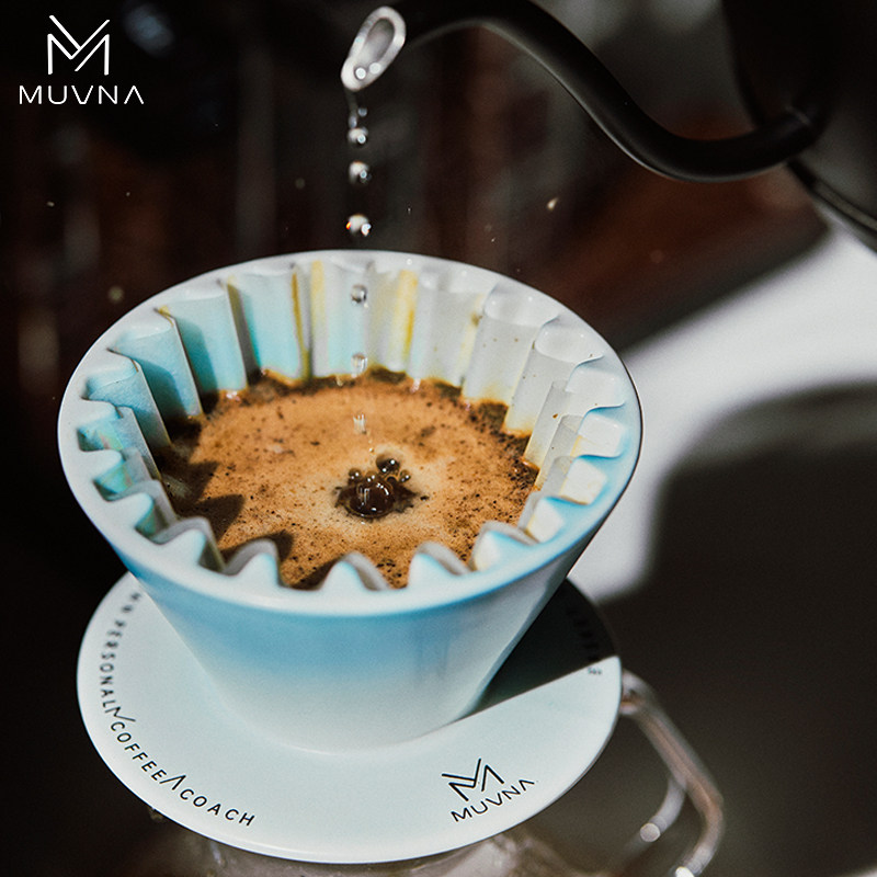 MUVNA慕威纳 滴滤式手冲咖啡滤杯蛋糕滤杯陶瓷过滤杯手冲咖啡器具