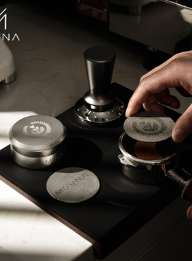 MUVNA咖啡机手柄粉碗二次分水网51/53/58mm烧结片316不锈钢过滤网