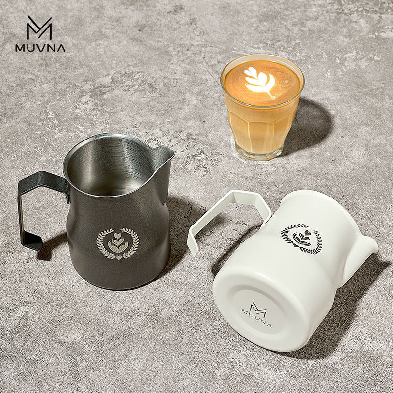 MUVNA慕威纳咖啡拉花杯 拉花缸打奶泡杯拉花专用咖啡杯咖啡打奶缸