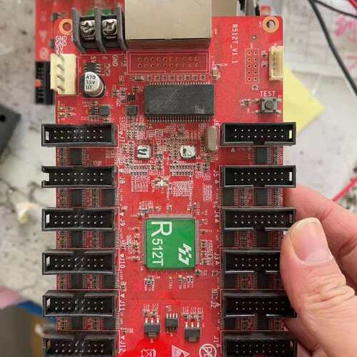 议价灰度R512T接收卡，LED显示屏专用，12口设计，接口齐全