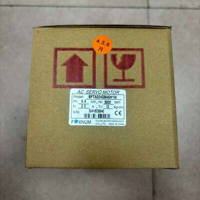 议价赐福伺服电机，BPTA004GBA6H1W，0.4kw，全新