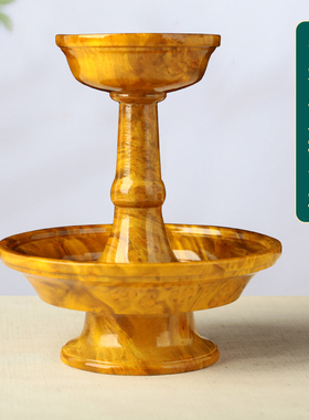 不丹木纹光面密宗摆件供佛用品