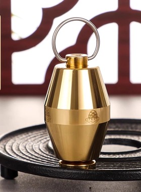 藏式纯铜慈简指捻式转轮经筒微缩金文绿度母掌中满愿瓶摩尼宝随身