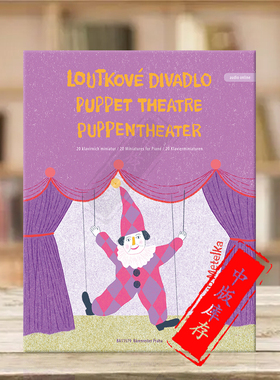 雅各布木偶剧院钢琴独奏 骑熊士原版乐谱书 Metelka Jakub Puppet Theatre Piano BA11579