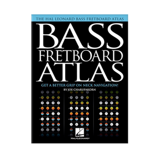 贝斯指板图表 乔 查鲁帕克恩 海伦德原版乐谱书 Joe Charupakorn Bass Fretboard Atlas HL00201827