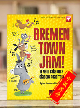 教师用书布雷门镇的即兴创作 经典公路旅行的新尝试 含在线资源 海伦德原版乐谱书 Bremen Town Jam A New Take on HL00232651