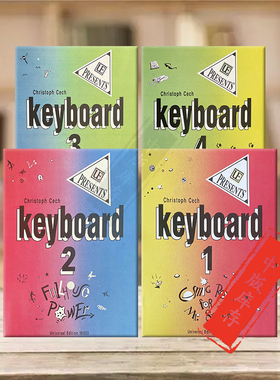 键盘作品集 克里斯托弗 切赫 独奏 全套一至四卷 维也纳UE原版乐谱书 Christoph Cech Keyboard Vol1-4