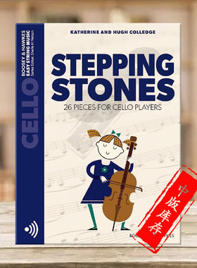 科里奇 琴弦美乐 26首简易儿童大提琴作品 附在线音乐 博浩原版乐谱书 Colledge Stepping Stones pieces cello players BH13826