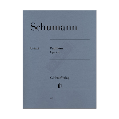 舒曼蝴蝶钢琴独奏带指法