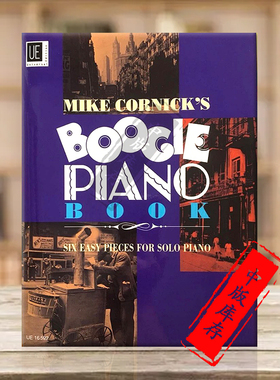 科尼克 布吉爵士钢琴书 六首简易作品 维也纳UE原版乐谱书 Cornick Boogie Piano Book Easy Pieces UE16592