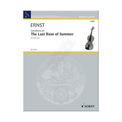 恩斯特夏日的后一朵玫瑰小提琴