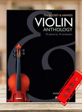 博浩小提琴选集 18位作曲家的29首作品 附钢伴 博浩原版乐谱书 The Boosey and Hawkes Violin Anthology 29 Pieces BHI10532