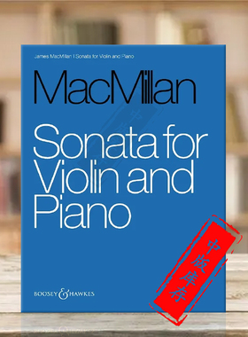 麦克米兰 奏鸣曲 暴风雨来临前 小提琴和钢琴 博浩原版乐谱书 MacMian Sonata for Vioin and Piano BH13622