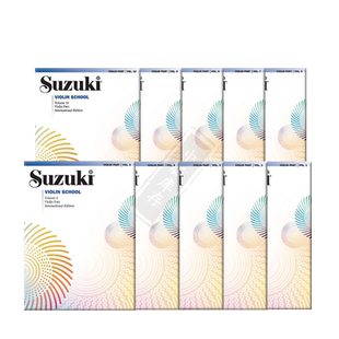 铃木小提琴教程 国际版 不含钢琴伴奏谱 全套共一至十卷 原版乐谱书 Suzuki Violin School Vol 1-10 International