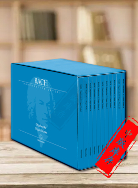 巴赫 管风琴作品全集 全套共11卷 权威版本 骑熊士原版乐谱书 Bach The Complete Organ Works BA5279